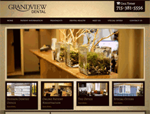Tablet Screenshot of grandviewdentalhudson.com